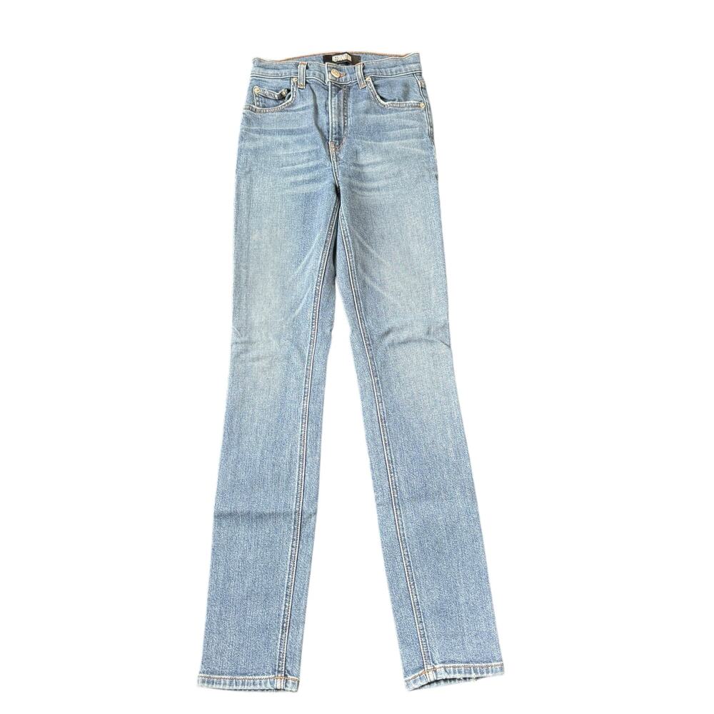 Reformation High & Skinny Jean Rhine Wash